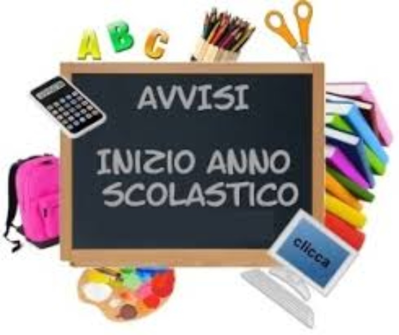 Avvio attività didattiche in sicurezza